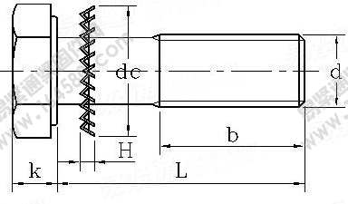 GB/T 9074.16-1988 六角头螺栓和外锯齿锁紧垫圈组合