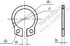 GB /T 894.2-1986 B型轴用弹性挡圈