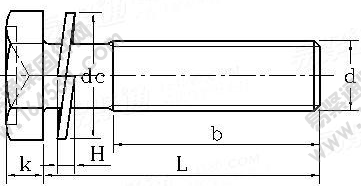 GB /T 9074.12-1988 十字槽凹穴六角头螺栓和弹垫组合执行标准