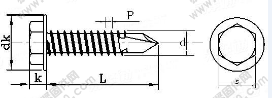 DIN 7504-K 六角带介自攻自钻螺钉执行标准