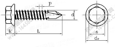 GB -T 15856.4-1995 六角法兰面自钻自攻螺钉