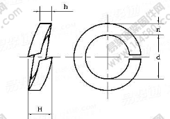 DIN 7980-1987 圆柱头螺栓用弹簧垫圈执行标准