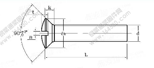 DIN 964-1990 开槽半沉头螺钉
