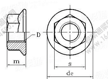 GB/T 6177.1-2000 六角法兰面螺母