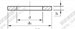 DIN 1441-1974 螺栓用粗制垫圈