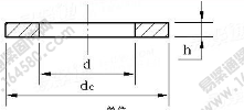DIN 1441-2008 螺栓用粗制平垫圈