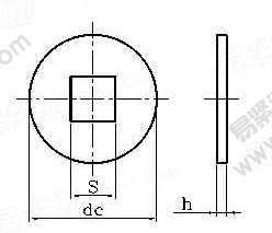 DIN 440-2001 木结构用特大垫圈（方孔）