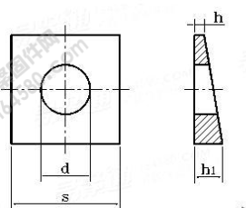 GB -T 852-1988 工字钢用方斜垫圈