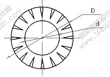 DIN 6907-1990 螺钉与垫圈组合件用外锯齿锁紧垫圈