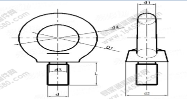 DIN 580-2010 吊环螺钉