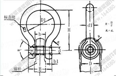 GB /T 547-1994 马蹄形锚卸扣