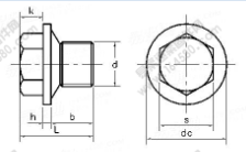 DIN 910-1992 外六角螺塞