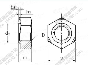 DIN 929-1987 六角焊接螺母